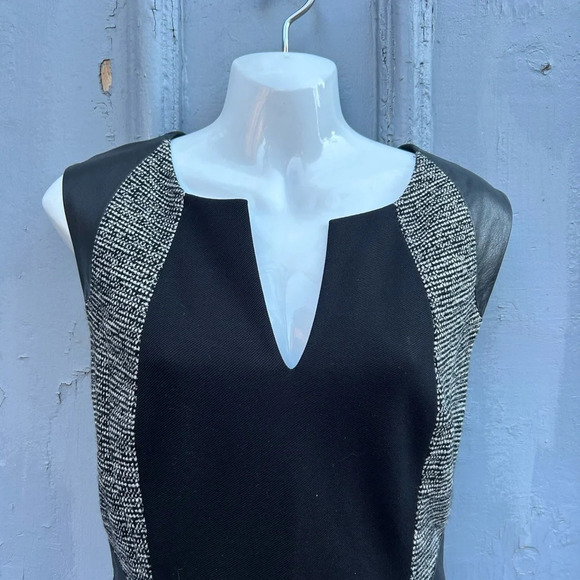 Rebecca Taylor Caitlyn Tweed & Twill Shift Dress , size 8 - Picture 7 of 15